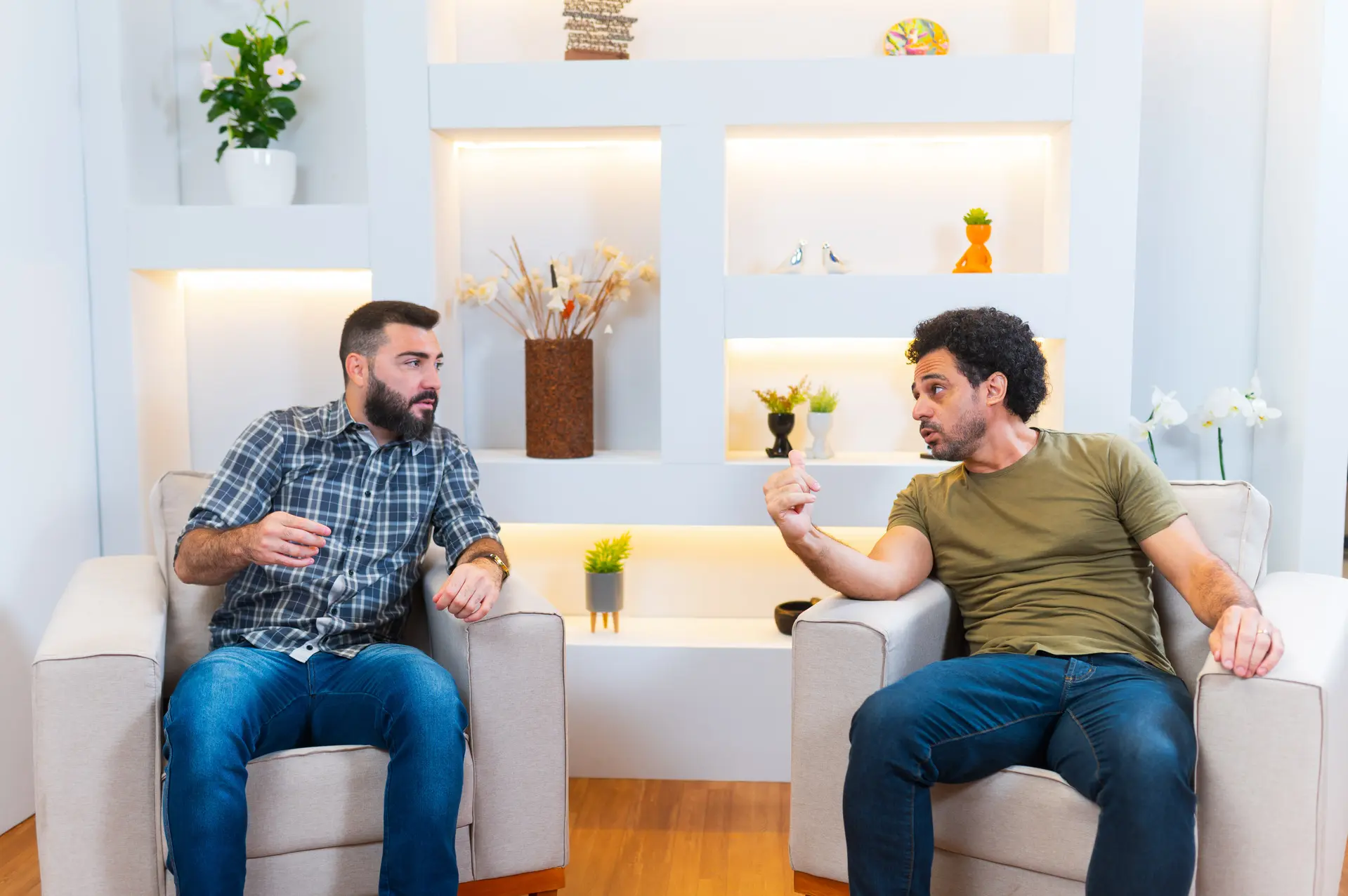 JC e Jerônimo em conversa